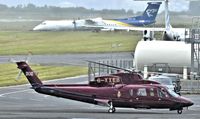 G-XXEB @ EGAC - Belfast City.  The Queen’s Helicopter Flight Sikorsky S-76C (G-XXEB) arriving.