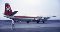 CF-TKG @ CYQT - CF-TKG, 1960 Vickers Vanguard 952 C/N 730, at Thunder Bay International Airport; in April of 1969 at Port Arthur, ONT - by John F. Lingg