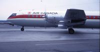 CF-TKG @ CYQT - CF-TKG, 1960 Vickers Vanguard 952 C/N 730, at Thunder Bay International Airport; in April of 1969 at Port Arthur, ONT - by John F. Lingg