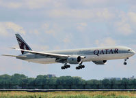 A7-BAK @ AMS - Landing on Schiphol Airport on runway 18C - by Willem Göebel