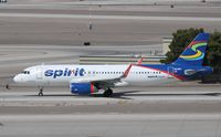 N621NK @ KLAS - Airbus A320 - by Mark Pasqualino