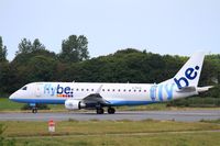 G-FBJG @ LFRB - Embraer ERJ-175STD, Lining up rwy 25L, Brest-Bretagne airport (LFRB-BES) - by Yves-Q