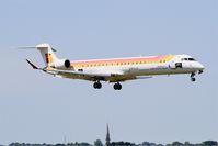 EC-JZU @ LFRB - Canadair Regional jet CRJ-900, On final rwy 07R, Brest-Bretagne airport (LFRB-BES) - by Yves-Q