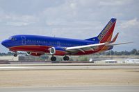 N389SW @ KBOI - Landing RWY 10L. - by Gerald Howard