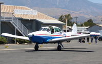 N91689 @ SZP - 1946 North American NAVION, Continental E225 Upgrade, Young Eagles flight, taxi to Fuel Dock - by Doug Robertson