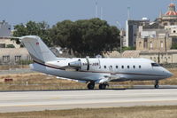 9H-JGR @ LMML - Bombardier Challenger604 (CL600-2B16) 9H-JGR Nomad Aviation - by Raymond Zammit