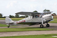 G-AHBM @ EGBR - De Havilland DH.87B Hornet Moth at Breighton Airfield's Helicopter Fly-In. September 12th 2010. - by Malcolm Clarke