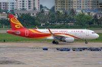 B-LPQ @ ZJSY - HKA A320 in SYX - by FerryPNL