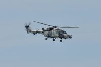ZZ527 @ EGFP - Although carrying ARMY on the boom, this Wildcat (leading Marine 11 formation) is operated by 847 NAS based at RNAS Yeovilton. - by Roger Winser
