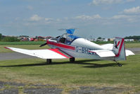 G-BHZV @ EGBR - Jodel D-120A at Breighton Airfield's Wings & Wheels Weekend. July 14th 2013. - by Malcolm Clarke