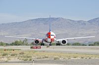 N214WN @ KBOI - Turning onto RWY 10R. - by Gerald Howard