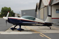 N24GA @ SZP - 1998 Extra Flugzeugbau Gmbh EXTRA EA-300/L, Lycoming AEIO-540 300 Hp, full inverted systems, low wing version, on Ray's Aviation ramp - by Doug Robertson