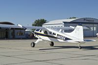 N6084 @ KBOI - Starting up on the south GA ramp. - by Gerald Howard