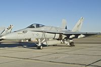 164638 @ KBOI - Parked on the south GA ramp.  VMFA-323 “Death Rattlers”, 3rd MAW, MAG-11, MCAS Miramar, CA.