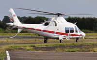 GZ100 @ EGFH - Visiting AW-109SP operated by 32 (The Royal) Squadron RAF. - by Roger Winser