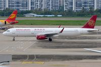 B-8956 @ ZJSY - Juneyao A321 taxying in - by FerryPNL