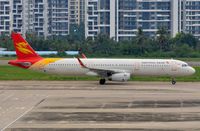 B-8187 @ ZJSY - Capital A321 taxying to its stand. - by FerryPNL