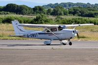 G-OWST @ EGFH - Visiting Cessna Skyhawk. - by Roger Winser