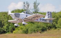 G-VFDS @ EGFH - Visiting RV-8 departing Runway 22 (Raven 5 in Team Raven) - by Roger Winser