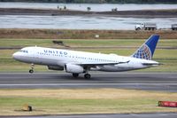 N407UA @ KPDX - Airbus A320