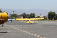 N4535M @ SZP - 1947 Piper PA-11 CUB SPECIAL, Continental A&C65 65 Hp, taxi to Rwy 22 - by Doug Robertson