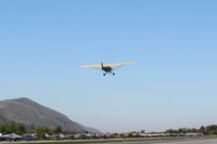 N4535M @ SZP - 1947 Piper PA-11 CUB SPECIAL, Continental A&C65 65 Hp, takeoff climb Rwy 22 - by Doug Robertson