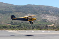 N4535M @ SZP - 1947 Piper PA-11 CUB SPECIAL, Continental A&C65 65 Hp, takeoff climb Rwy 22 - by Doug Robertson