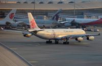 B-18806 @ VHHH - China Airlines A343 about to return to Taiwan. - by FerryPNL