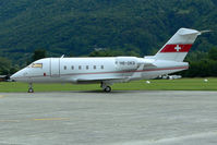 HB-IKS @ LSZL - at Locarno-Magadino