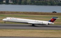 N948DN @ KPDX - MD-90-30 - by Mark Pasqualino