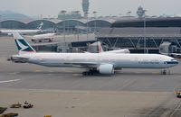 B-KQI @ VHHH - Cathay B773 for departure - by FerryPNL