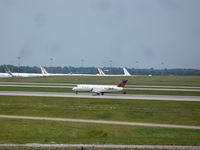 N8930E @ CVG - Rather rare type of CRJ aircraft - by Christian Maurer