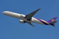 HS-TKK @ VHHH - Thai B773 lifting-off - by FerryPNL
