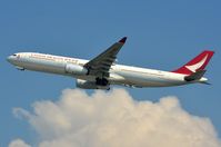 B-LAB @ VHHH - Cathay Dragon A333 retracting its landing gear. - by FerryPNL
