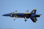 163435 @ KNIP - United States Navy Flight Demonstration Squadron Blue Angel No.6 McDonnell Douglas F/A-18C Hornet, c/n: 0634/C008 - by Dariusz Jezewski  FotoDJ.com