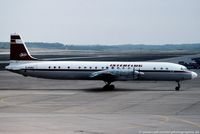 D-AOAU @ CGN - Ilyushin Il 18D - Interflug - 188010904 - D-AOAU - 05.1991 - CGN - by Ralf Winter