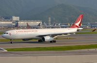 B-LBG @ VHHH - Cathay Dragon A333 taxying. - by FerryPNL