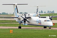 G-ECOP @ EGCC - In action at Manchester EGCC - by Clive Pattle