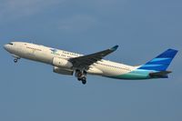 PK-GPN @ VHHH - Departure of Garuda A332 - by FerryPNL