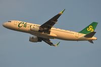 B-8327 @ VHHH - Spring A320 taking-off. - by FerryPNL