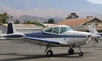 N4417K @ SZP - 1948 Ryan NAVION, Continental E-185 listed 205 Hp, on transient ramp - by Doug Robertson