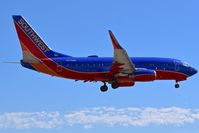 N478WN @ KBOI - Landing RWY 10L. - by Gerald Howard