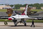 92-3890 @ KADW - F-16CM Fighting Falcon 92-3890 2 from USAF Thunderbirds Nellis AFB, NV