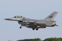 FA-107 @ LFRJ - SABCA F-16AM Fighting Falcon, Take off rwy 26, Landivisiau Naval Air Base (LFRJ) Tiger Meet 2017 - by Yves-Q