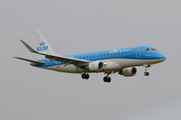 PH-EXG @ EGSH - Landing at Norwich in heavy rain. - by Graham Reeve