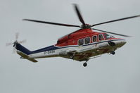 G-SNSK @ EGSH - Landing at Norwich in heavy rain. - by Graham Reeve