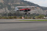 N675LF @ SZP - 1944 DeHavilland DH-82A TIGER MOTH II, DeHavilland GIPSY MAJOR in-line inverted air-cooled 135 Hp, takeoff climb Rwy 22 - by Doug Robertson