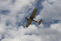 N714HH @ SZP - 1977 Cessna 150, Continental O-200 100 Hp, another takeoff climb Rwy 22 - by Doug Robertson