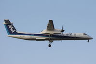 C-FUHM @ LMML - De Havilland DHC-8 C-FUHM landing in Malta during ferry flight to All Nippon Airlines - by Raymond Zammit