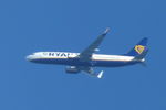 EI-DYD - RyainAir Over Plymouth